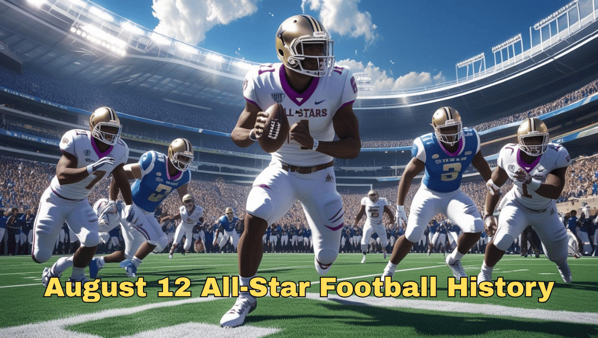PigskinDispatch's tweet photo. On this Gridiron day, August 12, we celebrate 3 of the NFL Champs vs College All-Stars games, the 1st NFL team to play outside of the US, a man named Woj, and more. #August12 #AugustHistory https://t.co/B2hcWtn0Wv @SportsHistoryHQ @TheSportsPage4 @nflpastplayers https://t.co/abtPa4wqTN
