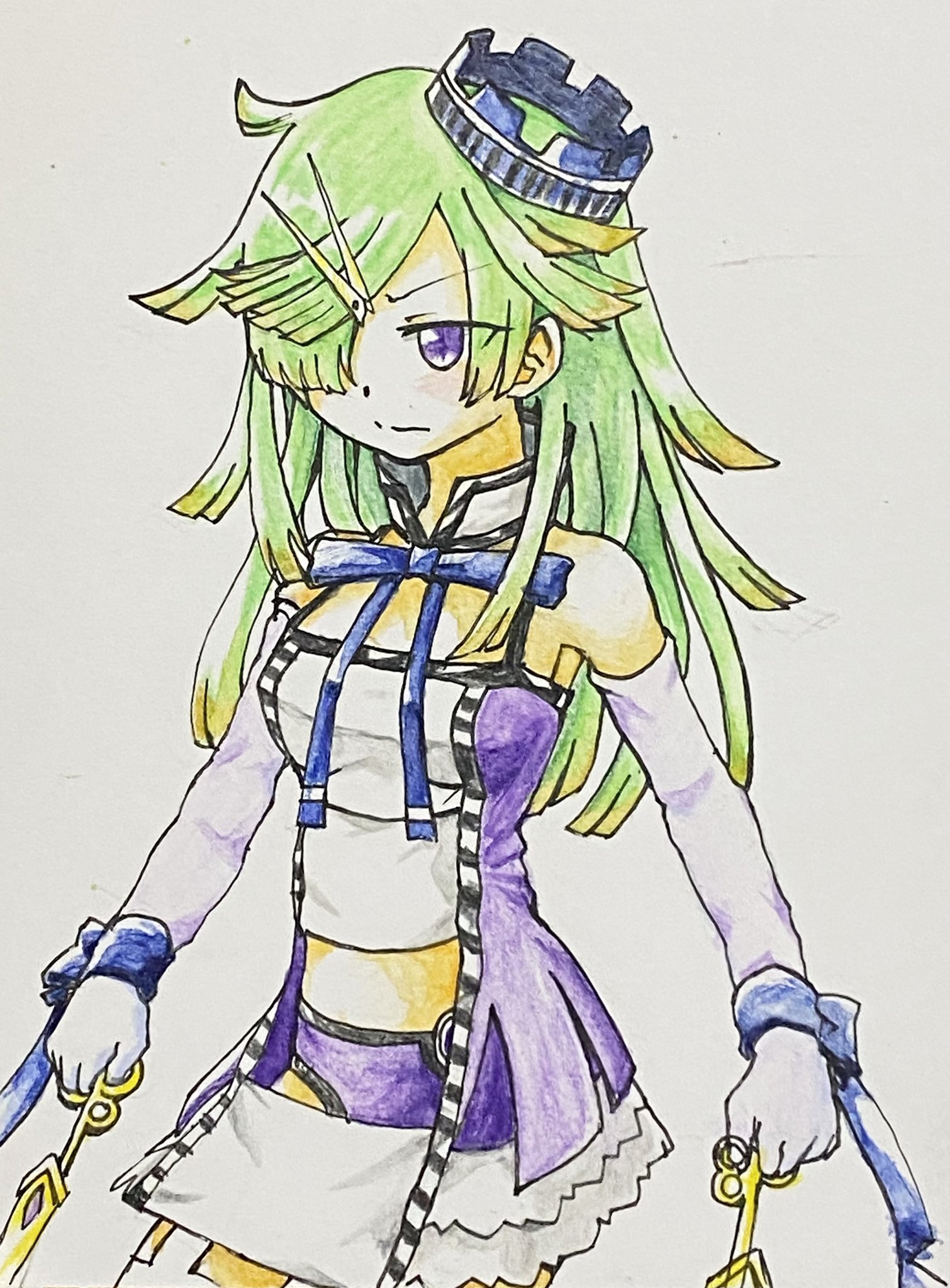 ちぇりおん☆さま専用（原画）白雪の魔法【水彩画】ほか　2点おまとめ 鳴潮 】イベント「彩魔絵画集」をやっていくよ～！彩魔絵楽しく