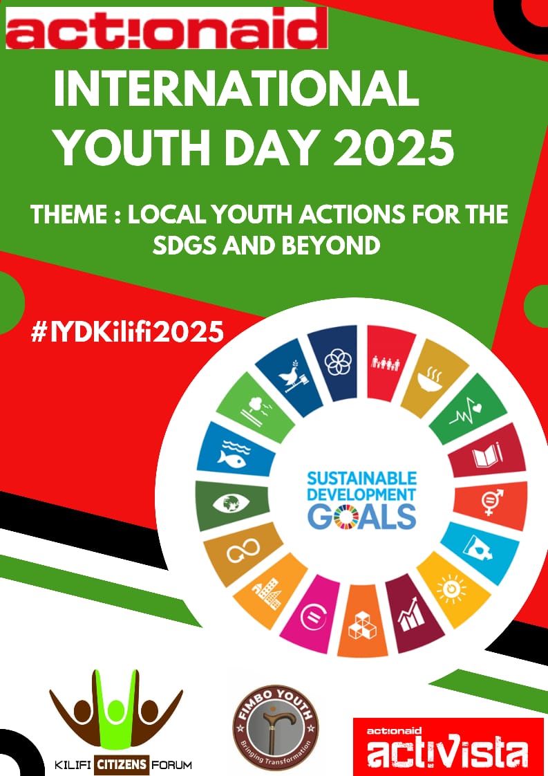 winniekuvuna's tweet photo. Today we celebrate youth power,creativity and leadership in driving sustainable change.Local action Global impact.Infinite possibilities

#IYDKilifi2025
OurVoiceOurFuture
#YouthForChange
#SDGs
@ActionAid_Kenya
@GP_Kenya
@ForumKilifi https://t.co/MM016NV0LZ