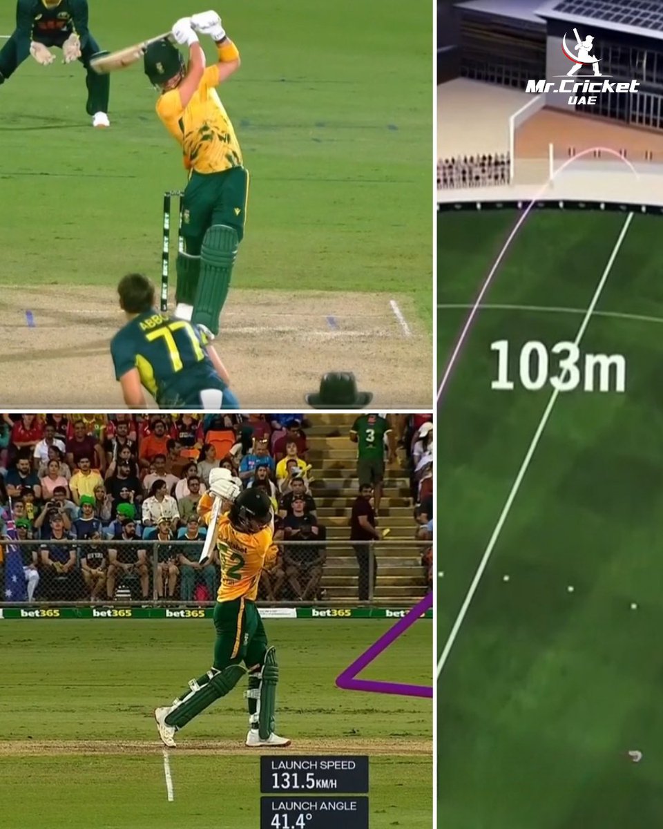 mrcricketuae's tweet image. Dewald Brevis pulls off a no-look shot for a massive 103m six! 😳🔥 #BabyAB

📷: Starz Play

#DewaldBrevis #SixMachine