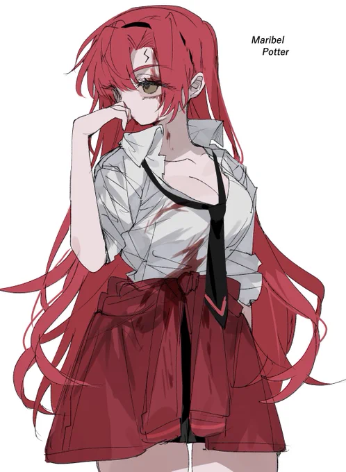 ポタ夢でよく見るリリ似娘の絵です