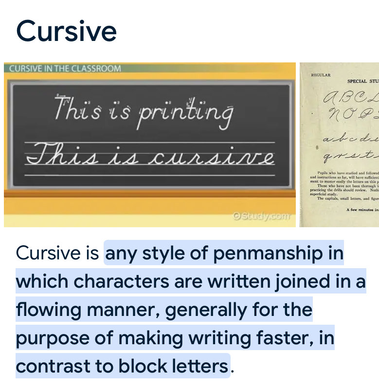 BibliophileVic's tweet image. Goodness! There was a mention of #Cursive , brings back memories  #handwriting lessons of long ago..