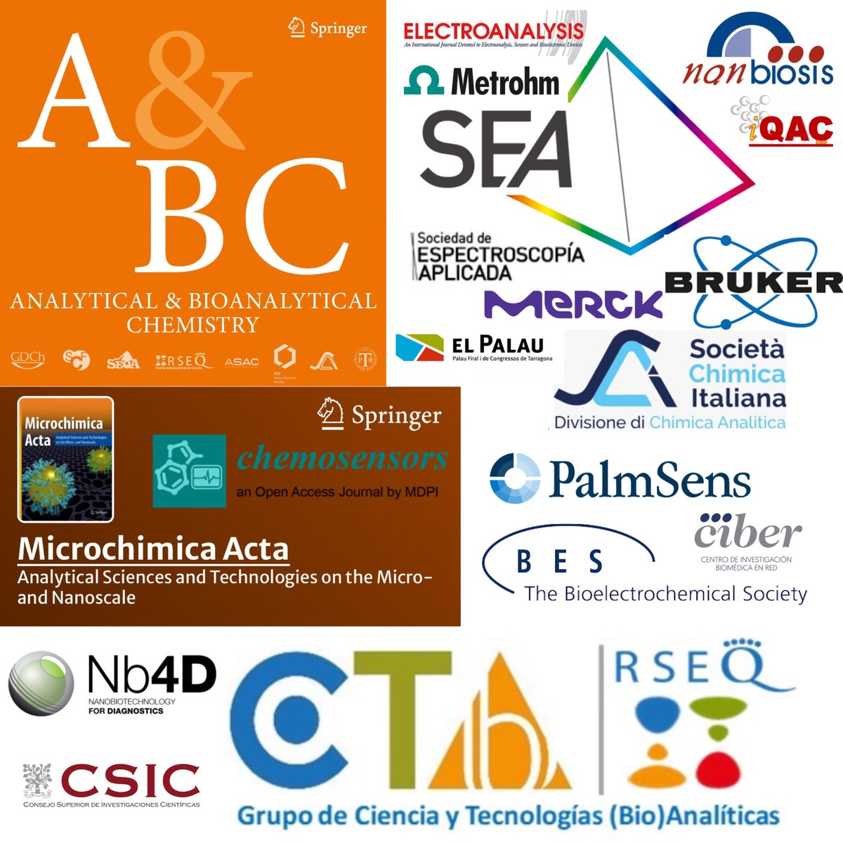 Meet the #Sponsors of the #EuropeanBiosensorSymposium 2025!

We are proud to count on the support of exceptional institutions and companies committed to advancing analytical chemistry, #biosensor science, and early-career research. Their contributions are making #EBS2025 possible