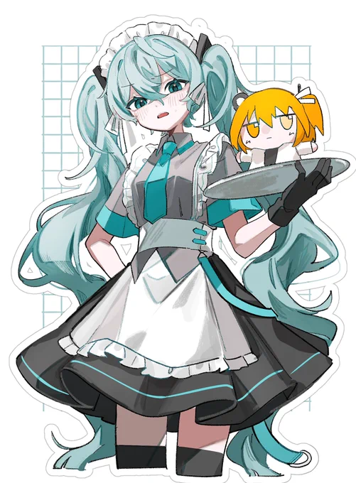 ミクと足立ぬい #初音ミク #足立レイ