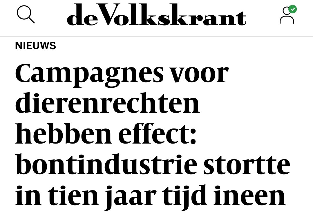 Ines Kostić 🌏🕊 (@ineskostic) on Twitter photo Jarenlang kregen we als <a href="/PartijvdDieren/">Partij voor de Dieren</a> te horen:
"Ja, maar als we hier de bontindustrie sluiten dan verhuizen ze gewoon naar China. Niets verandert"
Maar de bontindustrie is aan het instorten! 👇🏽
Nu op naar de afschaffing van de bio-industrie . Spreek je uit, het helpt🔥 Jarenlang kregen we als <a href="/PartijvdDieren/">Partij voor de Dieren</a> te horen:
"Ja, maar als we hier de bontindustrie sluiten dan verhuizen ze gewoon naar China. Niets verandert"
Maar de bontindustrie is aan het instorten! 👇🏽
Nu op naar de afschaffing van de bio-industrie . Spreek je uit, het helpt🔥