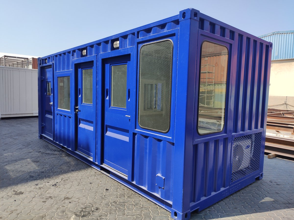 info_container's tweet photo. Freshly modified 20ft container transformed into a Supervisor/Operation Office Cabin!
✔ Interior insulation for comfort
✔ Full electrical fittings
✔ Fabricated steel door
✔ Fixed windows for visibility
✔ Aluminum chequered plate flooring for durability
#containers https://t.co/eCaHy2dD7U