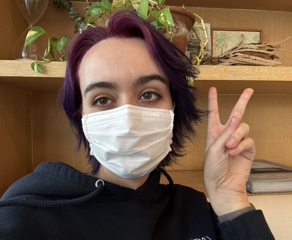 Got this purple color at the beginning of being in Japan! And the green was what I got right before finally leaving!