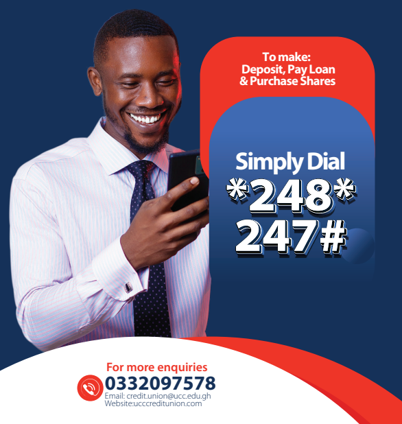 CUnion43100's tweet photo. Fast. Simple and Anywhere.
Just dial *248*247# — and it’s done!
#EasyBanking 
#UCCCreditUnion 
#FinancialFreedom https://t.co/tcfK0SqReD