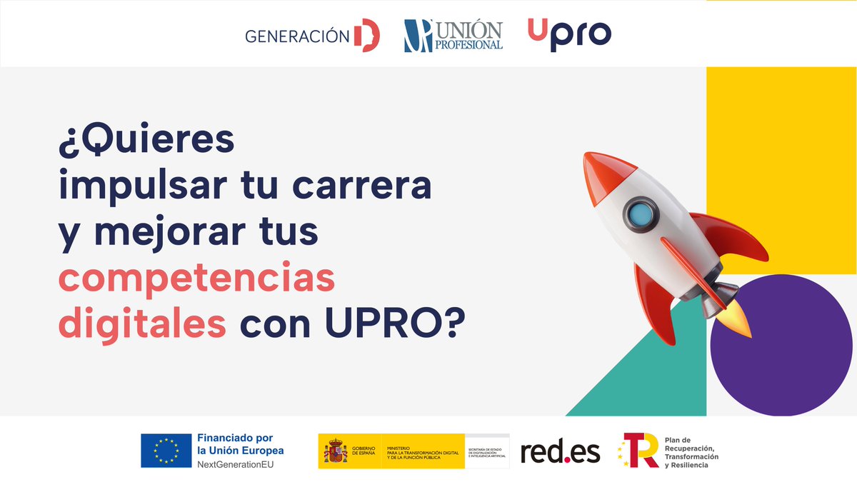 Colegio Médico Lugo (@medicoslugo) on Twitter photo UPRO, impulsado por @UnionProfesional y <a href="/redpuntoes/">Red.es</a>, es tu oportunidad para unirte a una comunidad de 80.000 profesionales que miran al futuro.
🔗 Ya te puedes apuntar al formulario de interés en …tenciasdigitales.unionprofesional.com/formulario-de-….
#NextGenerationEU #Innovacion #UniónProfesional UPRO, impulsado por @UnionProfesional y <a href="/redpuntoes/">Red.es</a>, es tu oportunidad para unirte a una comunidad de 80.000 profesionales que miran al futuro.
🔗 Ya te puedes apuntar al formulario de interés en …tenciasdigitales.unionprofesional.com/formulario-de-….
#NextGenerationEU #Innovacion #UniónProfesional