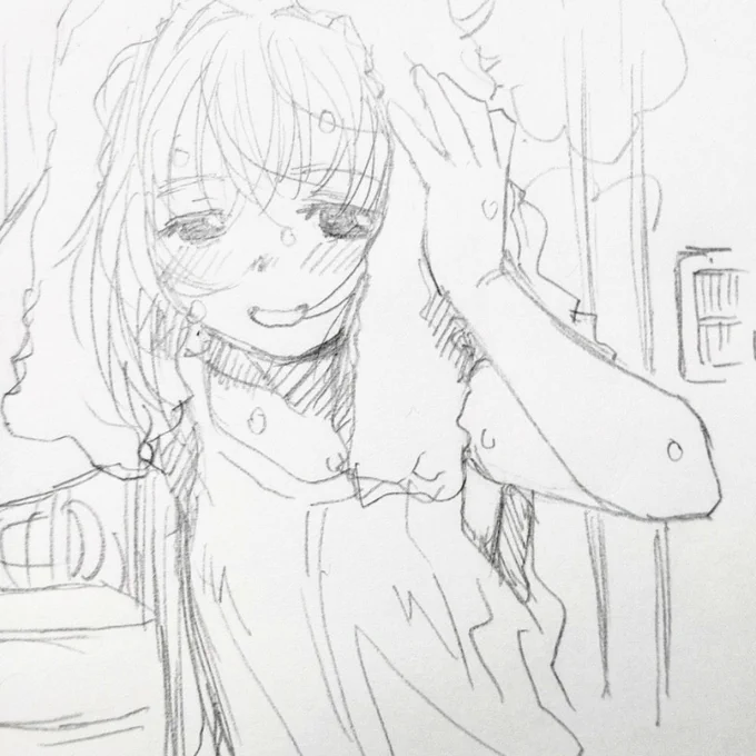 夜のらくがき幸子
お風呂出ましたよー 