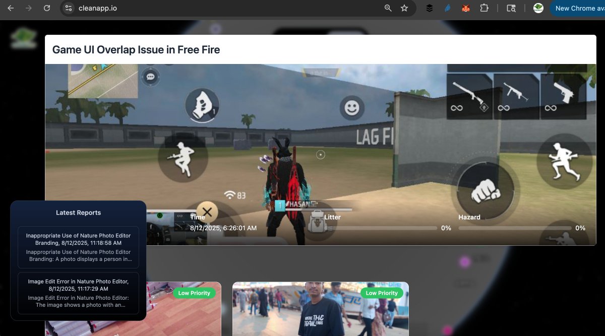 Smart Transactions (STXN) (@stxn_io) on Twitter photo Folks using <a href="/CleanApp/">CleanApp 🌱</a> (powered by <a href="/stxn_io/">Smart Transactions (STXN)</a>) to submit problems in video games. Full meta. Love to see it. Folks using <a href="/CleanApp/">CleanApp 🌱</a> (powered by <a href="/stxn_io/">Smart Transactions (STXN)</a>) to submit problems in video games. Full meta. Love to see it.