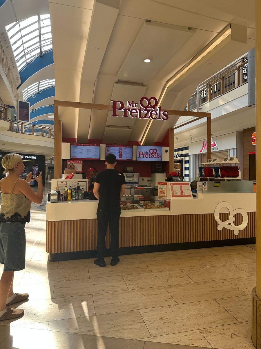 We're posted up at <a href="/TweetBluewater/">Bluewater</a>! Pull up to our kiosk and come say hi to the team. ✨🥨