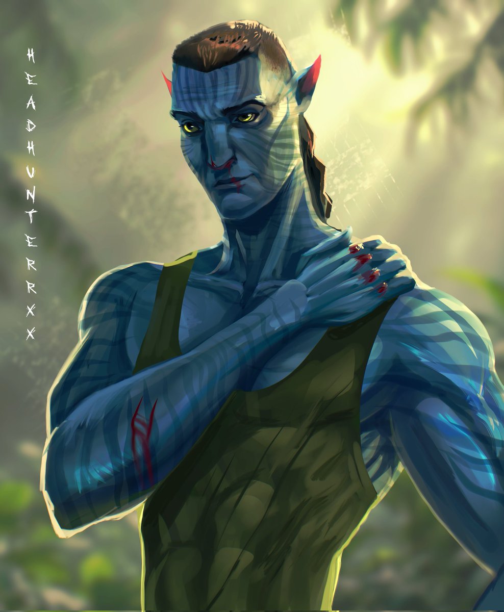 For 5 likes I'll upload a version without a shirt🎉 #quaritch #Avatar #AvatarFireAndAsh #milesquaritch #fanart