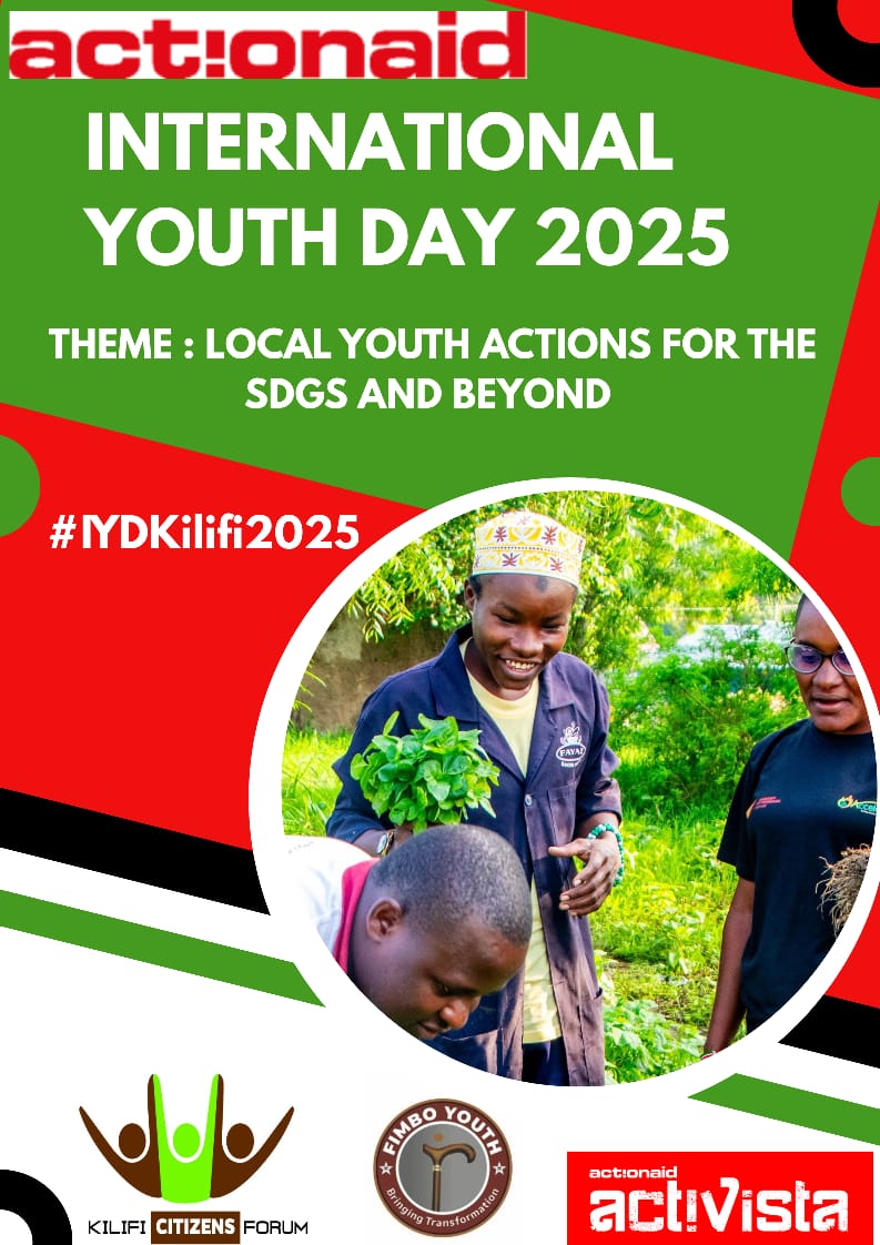 Peter Thoya (@peterthoya4) on Twitter photo Happy International youthday.
"Clean water, healthy lives. Youth advocate for water access, sanitation."#IYDKilifi2025
OurVoiceOurFuture
#YouthForChange
#SDGs
<a href="/ActionAid_Kenya/">ActionAid Kenya</a>
<a href="/GP_Kenya/">Global Platform Kenya</a>
<a href="/ForumKilifi/">KILIFI CITIZEN FORUM</a>. Happy International youthday.
"Clean water, healthy lives. Youth advocate for water access, sanitation."#IYDKilifi2025
OurVoiceOurFuture
#YouthForChange
#SDGs
<a href="/ActionAid_Kenya/">ActionAid Kenya</a>
<a href="/GP_Kenya/">Global Platform Kenya</a>
<a href="/ForumKilifi/">KILIFI CITIZEN FORUM</a>.