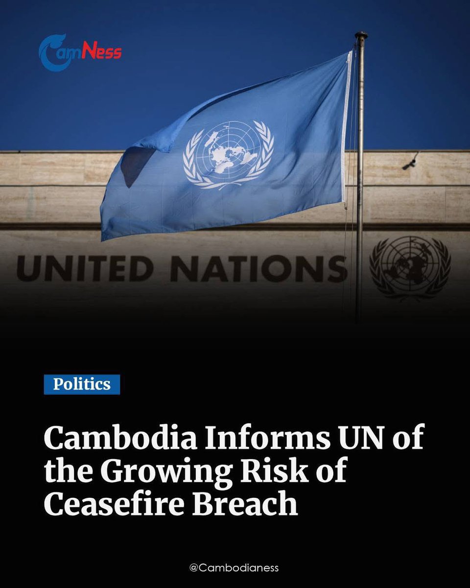 Warning that peace along the Cambodian–Thai frontier is hanging by a thread, Cambodia has informed the United Nations that the ceasefire with Thailand remains fragile and could risk collapse. The Foreign Ministry has demanded that Thailand pull its troops and equipment back to