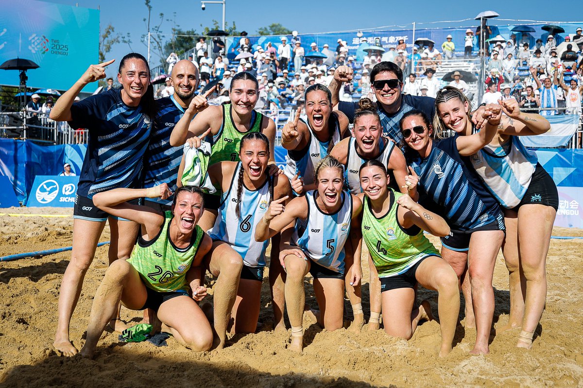 Las pibas del beach handball que nunca dejaron de soñar.

CAMPEONAS DEL MUNDO 🇦🇷🥇

World Games 2025.