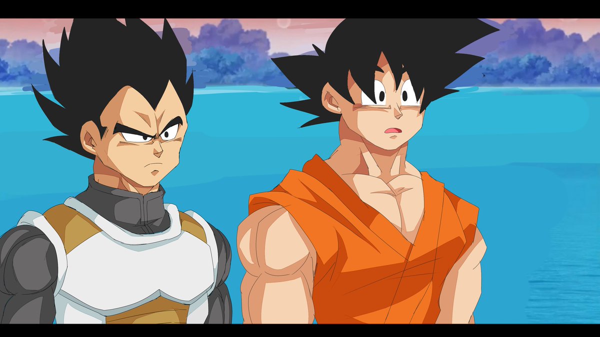 #DragonBall parece un frame de animación jaja