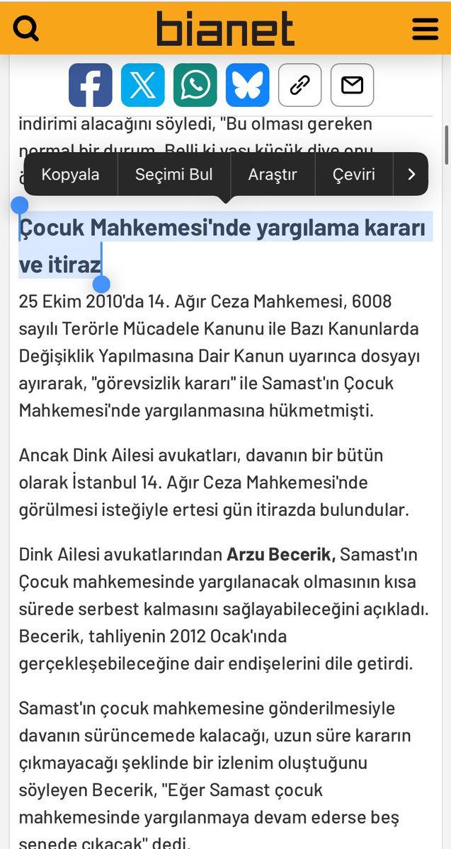 Yormayın kardeşim. Siz de Ogün Samast SSÇ olarak yargılanıyor diye götünüzü başınızı yırttınız, hatta Dink ailesi mahkemeyi protesto edip Çocuk Mahkemesine katılmadı. Ogün için neden “SSÇ o daha o çocuk “diye açıklamalar yapıp imzalar toplamadınız? Ee hani çocuk, çocuktu?