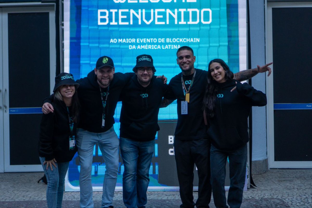 Zoomex Francophone (@zoomexfr) on Twitter photo 🇧🇷 Shoutout à notre team brésilienne présente à Blockchain RIO la semaine dernière.
EEt vous, à quel événement crypto voulez-vous voir l’équipe Zoomex ?👀
#Zoomex #BlockchainRIO #CryptoBrazil #Web3
<a href="/blockchain_rio/">Blockchain.Rio</a> 🇧🇷 Shoutout à notre team brésilienne présente à Blockchain RIO la semaine dernière.
EEt vous, à quel événement crypto voulez-vous voir l’équipe Zoomex ?👀
#Zoomex #BlockchainRIO #CryptoBrazil #Web3
<a href="/blockchain_rio/">Blockchain.Rio</a>