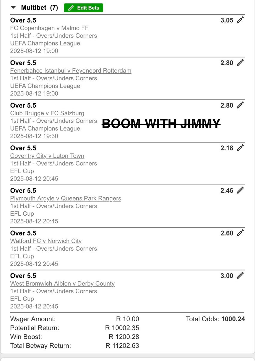 jimmyabza_za's tweet photo. Let’s go Boom💥💥💥💥

⏰𝐊𝐢𝐜𝐤-𝐨𝐟𝐟: 19:00
🎟️𝐁𝐨𝐨𝐤𝐢𝐧𝐠 𝐂𝐨𝐝𝐞: BWA3C5B09

🔗𝐁𝐞𝐭𝐬𝐥𝐢𝐩 𝐋𝐢𝐧𝐤: https://t.co/B21Yjpl4ID

✅𝐒𝐢𝐠𝐧 𝐮𝐩 𝐮𝐬𝐢𝐧𝐠 𝐦𝐲 𝐩𝐫𝐨𝐦𝐨 𝐂𝐎𝐃𝐄 👉🏾 𝐉𝐢𝐦𝐦𝐲𝟓𝟎 𝐭𝐨 𝐠𝐞𝐭 𝟏𝟎𝟎% 𝐟𝐢𝐫𝐬𝐭 𝐝𝐞𝐩𝐨𝐬𝐢𝐭 𝐦𝐚𝐭𝐜𝐡 & 𝐑𝟏𝟎𝟎𝟎 𝐖𝐞𝐥𝐜𝐨𝐦𝐞 𝐒𝐩𝐨𝐫𝐭𝐬 𝐁𝐨𝐧𝐮𝐬

🛜𝙍𝙚𝙜𝙞𝙨𝙩𝙚𝙧/𝙎𝙞𝙜𝙣 𝙪𝙥 𝙝𝙚𝙧𝙚: https://t.co/HmyHa53kDc

🔞+|𝕋&ℂ'𝕤 𝕒𝕡𝕡𝕝𝕪