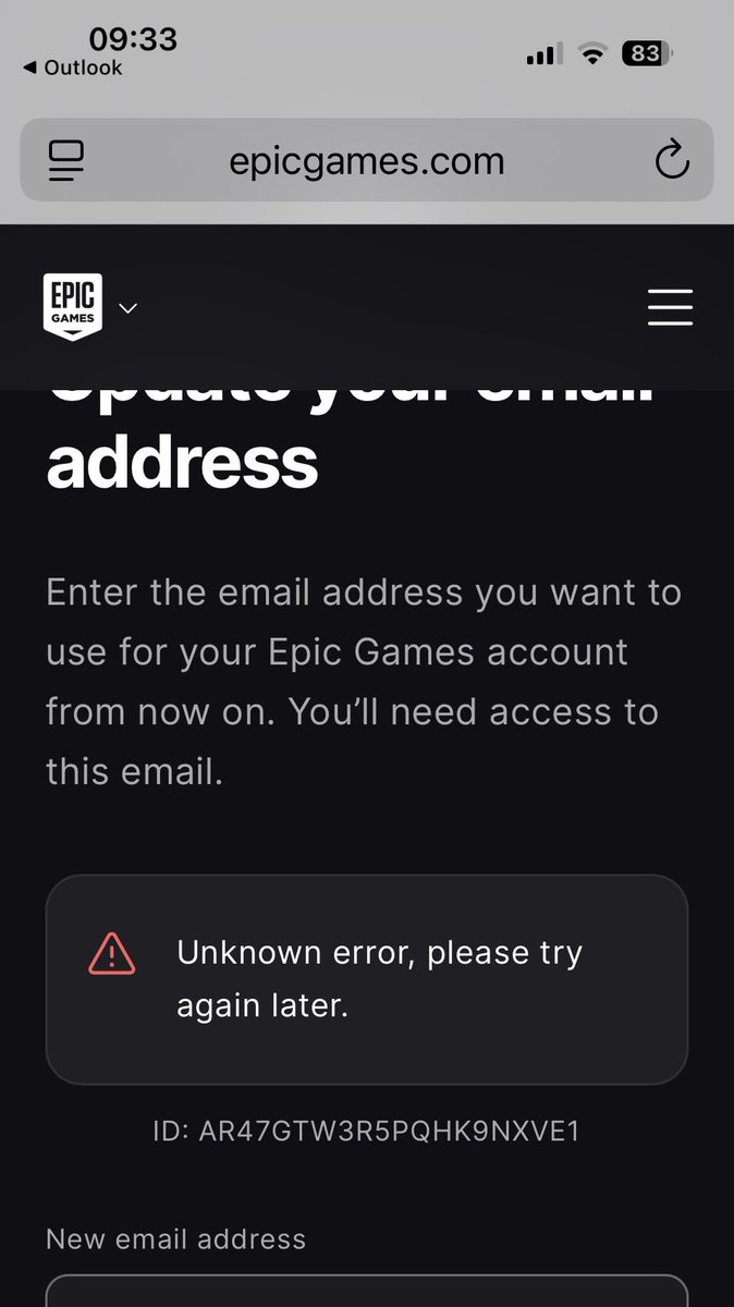 pobs1981's tweet photo. @EpicGames any idea how I can recover a Fortnite account? Emailed support was given a link, tried two new emails and just get this error, now it says to many requests after 3 attempts, waited 2 hours and still get the try again later 🤷‍♂️ https://t.co/JFvCH2KTL5