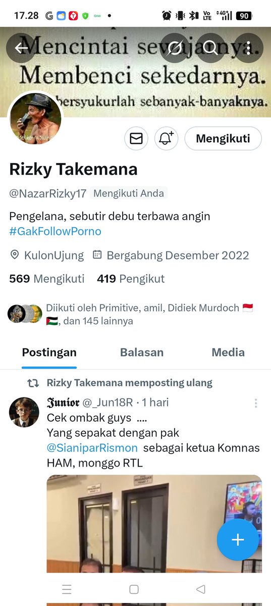 v4nc1_b0zz's tweet photo. Silahkan follow akun ini 
👉 @NazarRizky17 
Bantu RT ya 
Thanks 🤝😇 https://t.co/QN2pM2fDHW