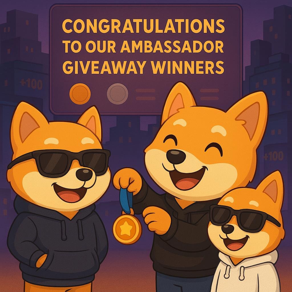 PAWSBabyDoge's tweet photo. 🎉🔥 Big shoutout to our Top 5 Twitter Ambassador Giveaway Winners! 🔥🎉

1️⃣ @Cpi691
2️⃣ @cudamanh
3️⃣ @btm872230
4️⃣ @rastajosh3
5️⃣ @Mykey4me

Congrats! 🎊 
DM our Community Manager on Telegram: https://t.co/V7ihmQLagl to claim your 10 TON reward! 🪙💰

Keep grinding, more rewards are on the way! 🐾💛
