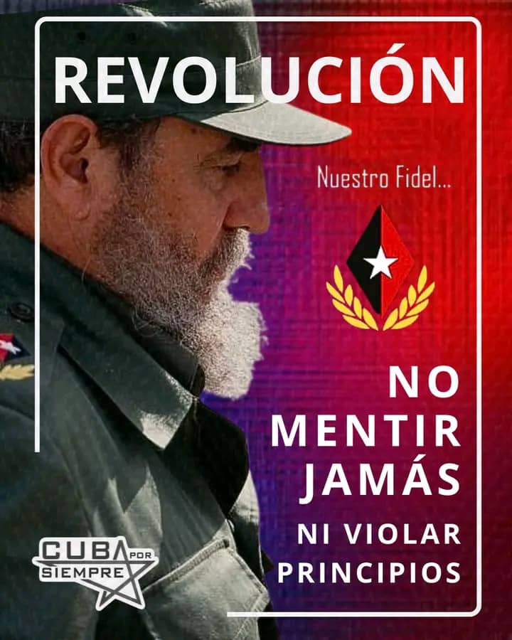 "Los que sueñan que la Revolución podrá ser  batida, se engañan; los que sueñan tales cosas , es que la Revolución,  es la continuación de la historia de la patria, su etapa más alta y cumplirá los 40, cumplirá los 50, cumplirá los 60 y cumplirá los 100 años, y muchos más años”