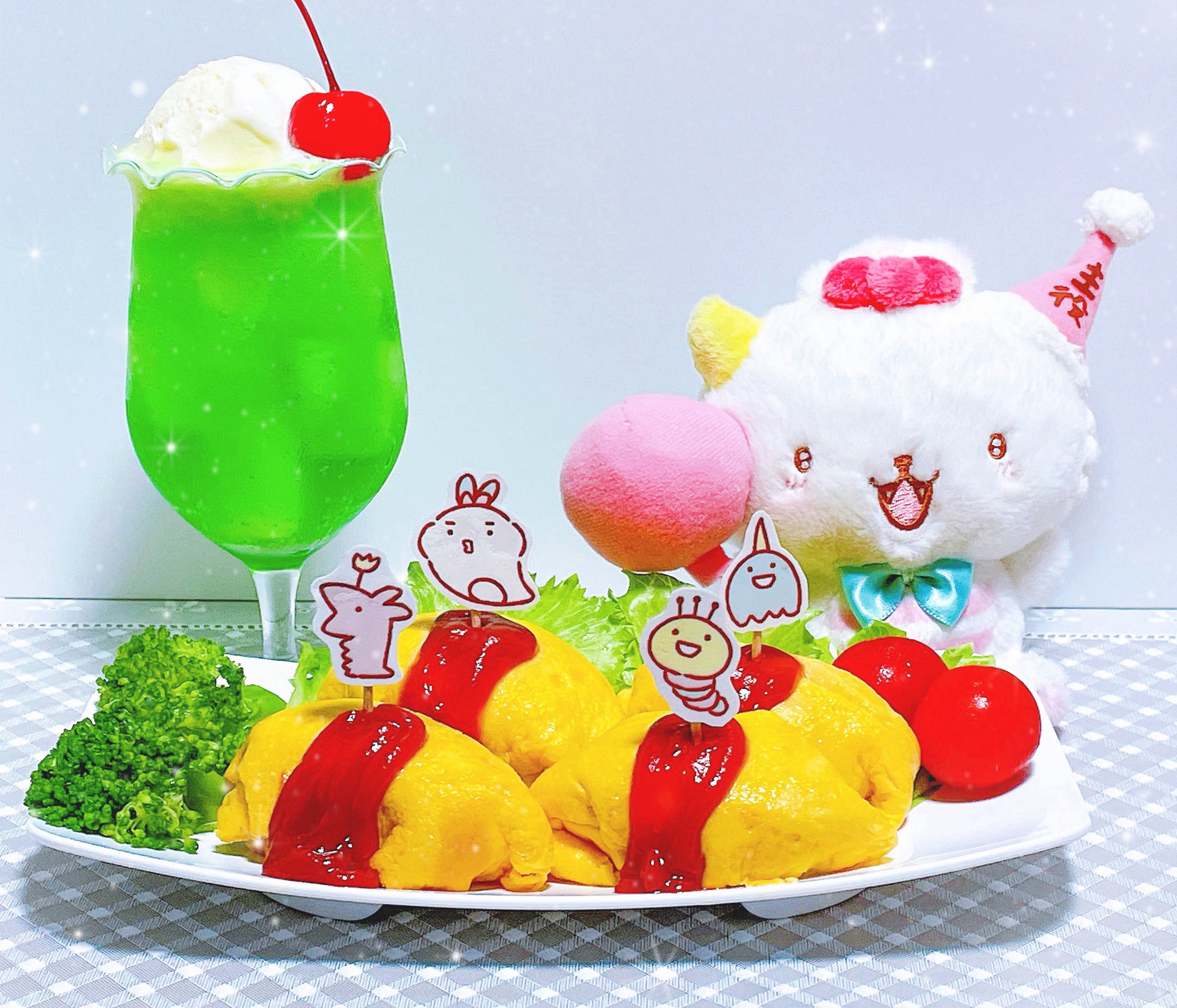 オムライス 1日限定10食！ 真っ白たまごを使ったふわふわぷるぷるオムライス