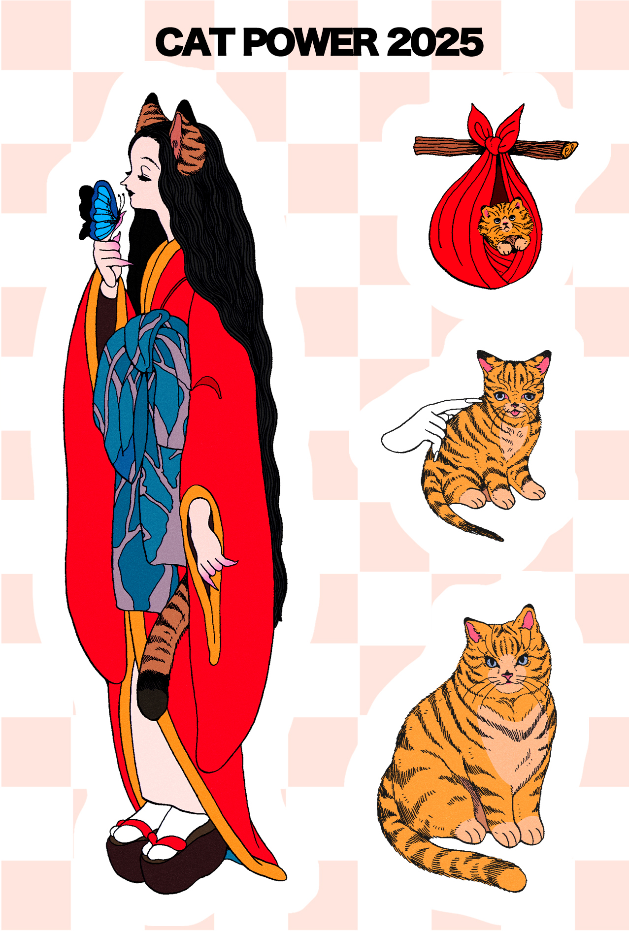 様様子 ミニ原画 原画ミニ色紙(3種)セット | Usapia