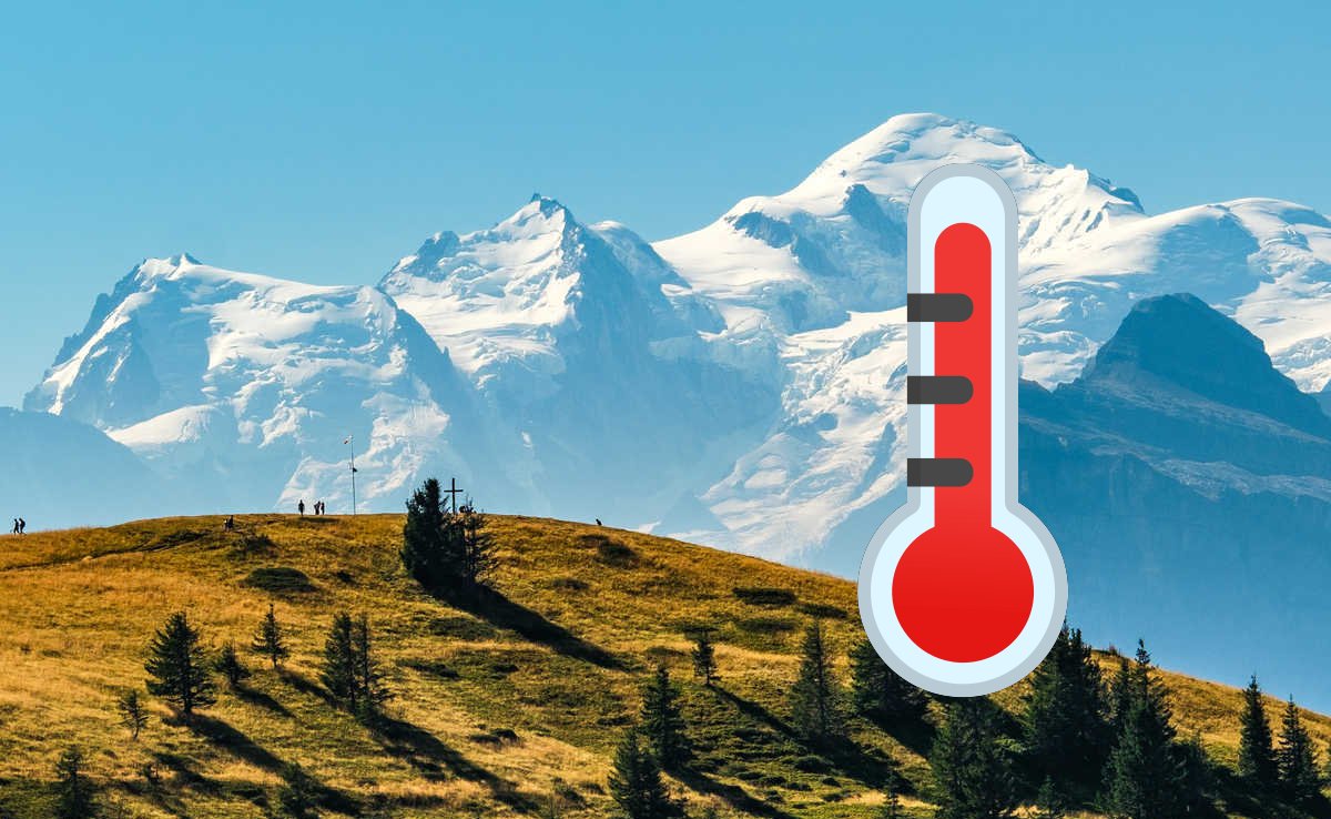 🏔️🌡️ Les effets de la #canicule ne se limitent pas à la plaine. Ces dernières heures, les températures sont positives jusqu'au sommet du Mont Blanc avec des conséquences néfastes. Notre article ➡️ meteo-villes.com/actualites/la-…