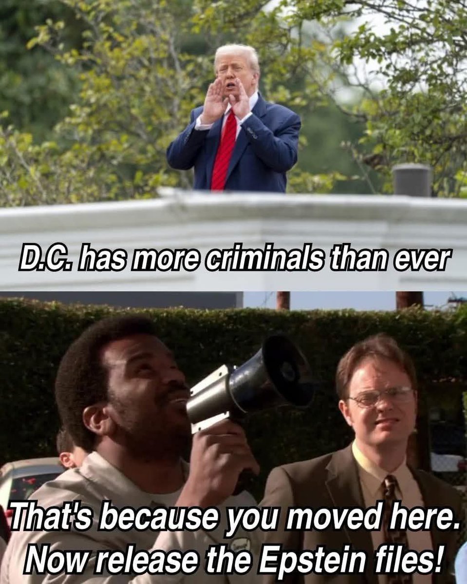 The biggest criminal in DC is at the whitehouse 

National Guard, if you are paying attention, start with 1600 Pennsylvania Ave