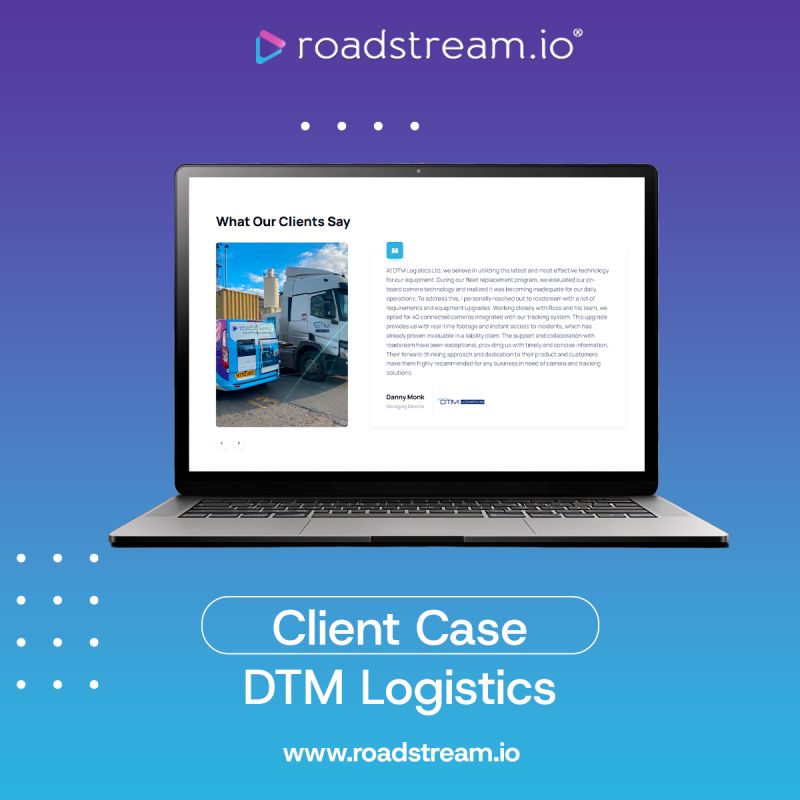 Thanks to DTM Logistics for trusting us to be part of your journey forward.
📡 4G-connected cameras
 📍 Integrated telematics
 ⚡ Instant access to footage when it matters most
