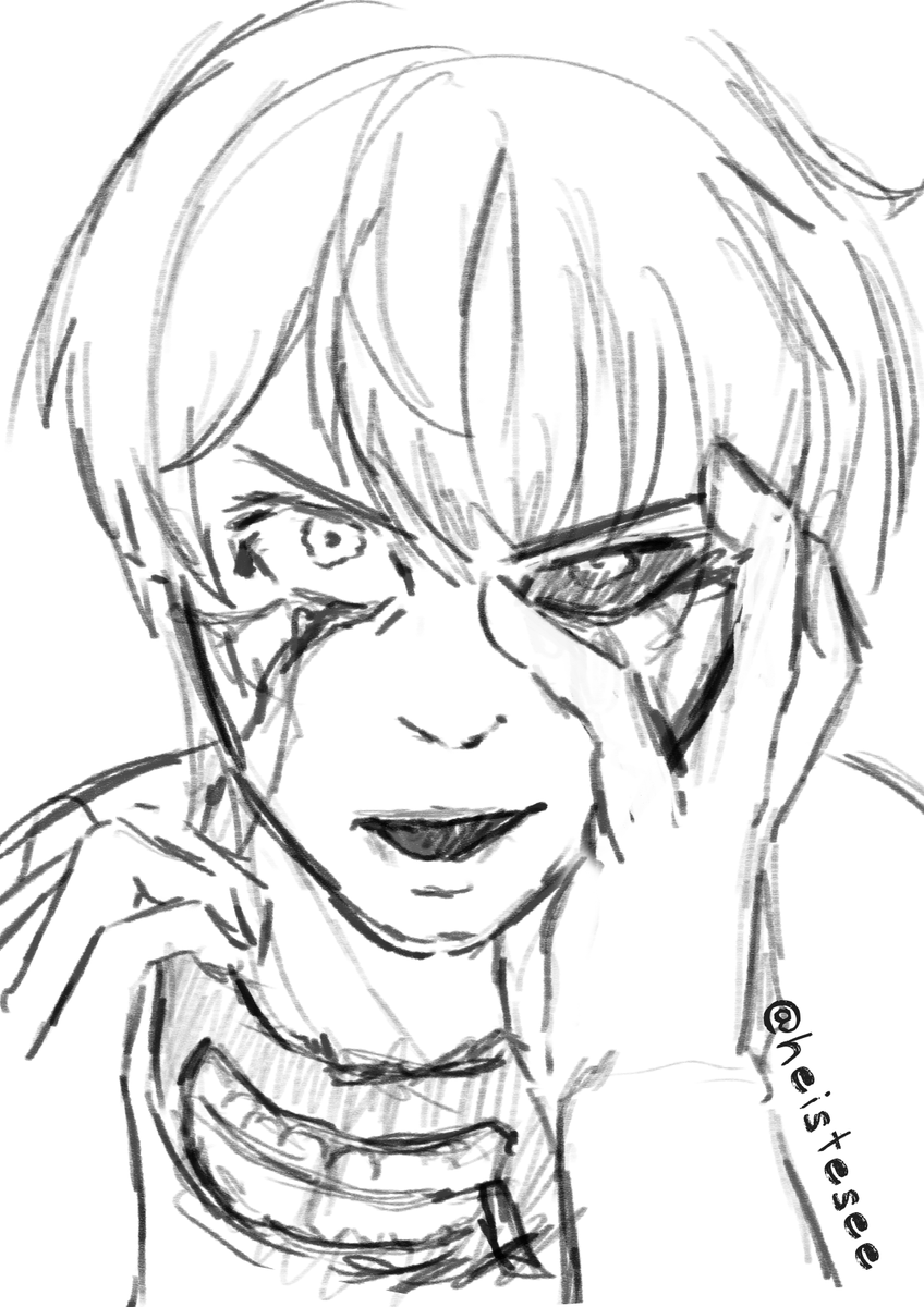 heistesee's tweet photo. Trying to decide… Kaneki Ken — looks better with mask or without mask?

Help me choose! 
(It’s just an early-stage sketch)

 #TokyoGhoul #KanekiKen #Anime https://t.co/yhM6mPcey6