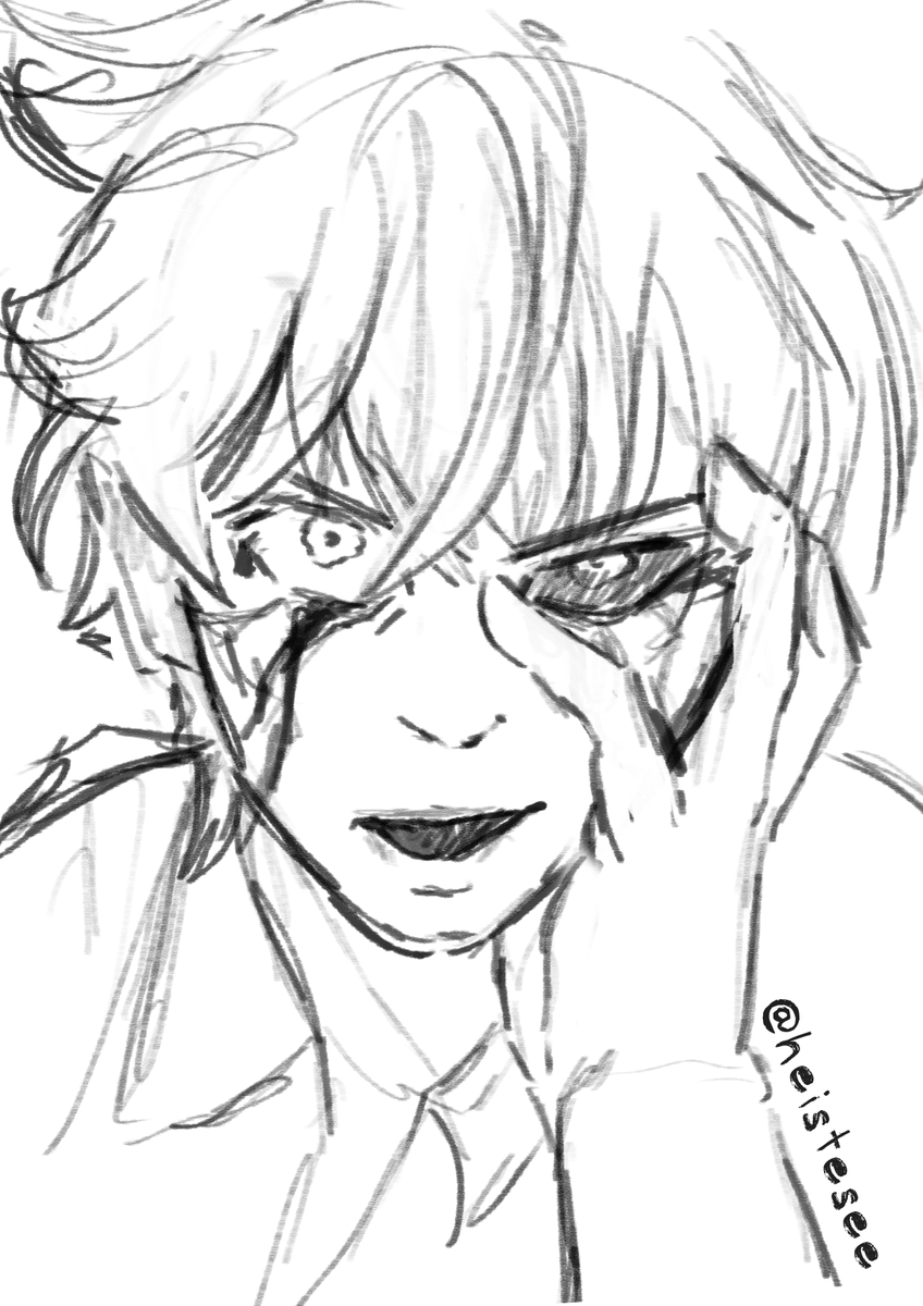 heistesee's tweet photo. Trying to decide… Kaneki Ken — looks better with mask or without mask?

Help me choose! 
(It’s just an early-stage sketch)

 #TokyoGhoul #KanekiKen #Anime https://t.co/yhM6mPcey6