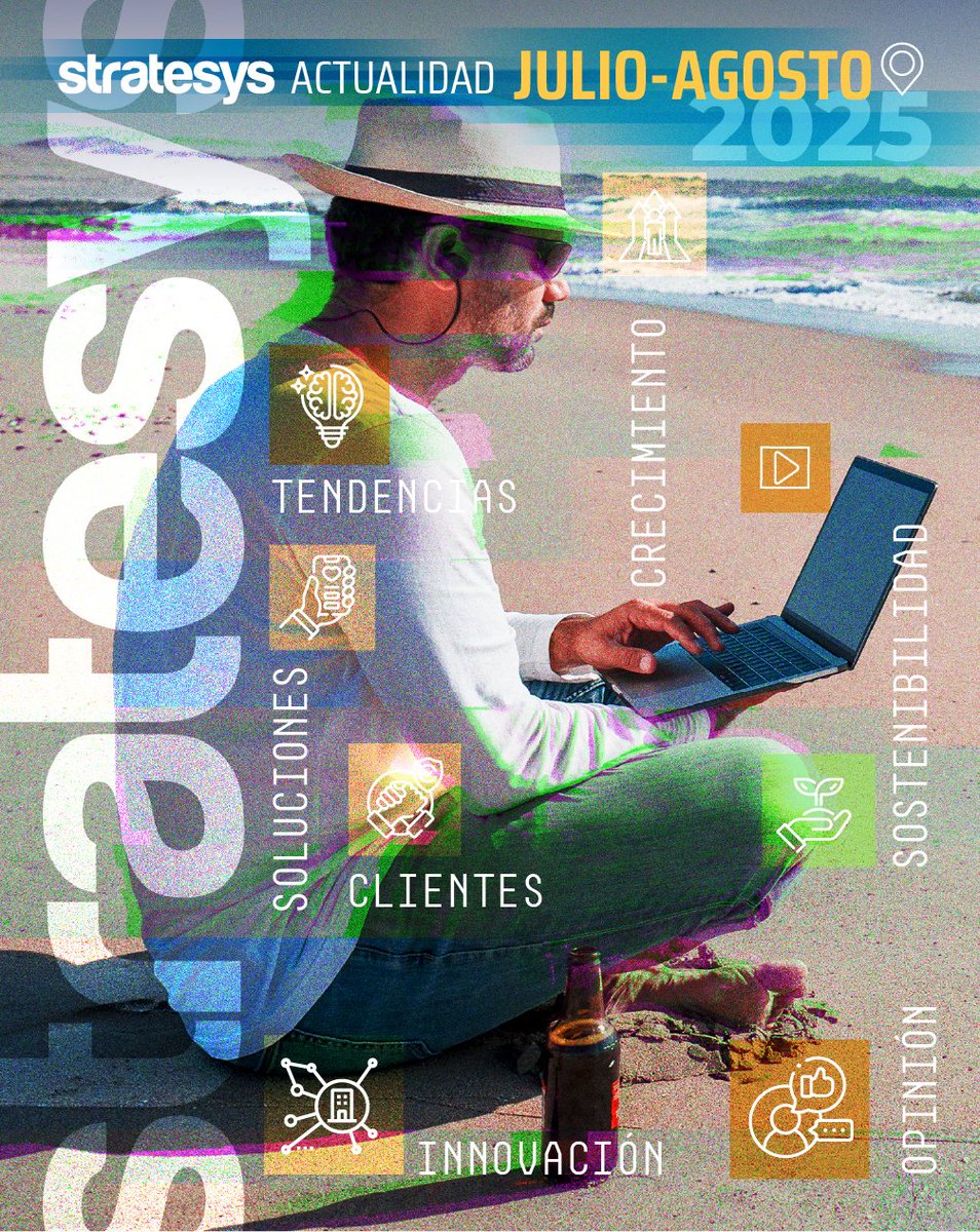 ¿Quieres ponerte al día con nuestra actualidad? ¿Has echado un vistazo al último número #StratesysNews especial verano? 👉 lnkd.in/dXnJmH6V - En nuestro Newsletter de Julio-Agosto compartimos una vez más la actualidad de <a href="/stratesys/">stratesys</a> y recordamos nuestras últimas novedades