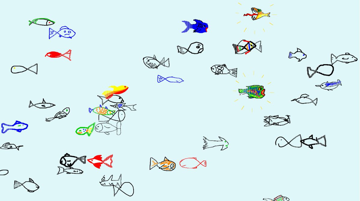 _RabbitFlying_'s tweet image. 没赚到钱还不能画条鱼吗？
drawafish.com/tank.html?capa…