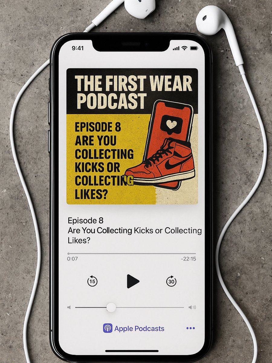 firstwearpod's tweet photo. Some of y’all collect sneakers.
Some of y’all collect comments. 📲
🎧 Episode 8 is live ( https://t.co/TXSwlJhsFP ) let’s talk about it.

#FirstWearPodcast #KicksOrLikes #SneakerTalk https://t.co/btDpWJnTDf