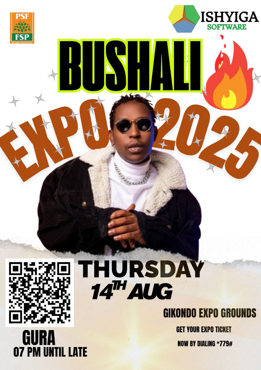 THIS THURSDAY, AUG 14TH!  Get ready for an unforgettable night!  Bushari takes the stage at Expo 2025, 6PM till late!  Don't miss this electrifying performance!  Join us for a night to remember!  #BushariLive #Expo2025 #ThursdayNightLive