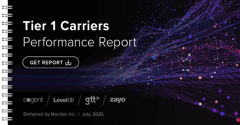 noction's tweet photo. Which Tier 1 network providers delivered the best performance in July? The data tells the story.