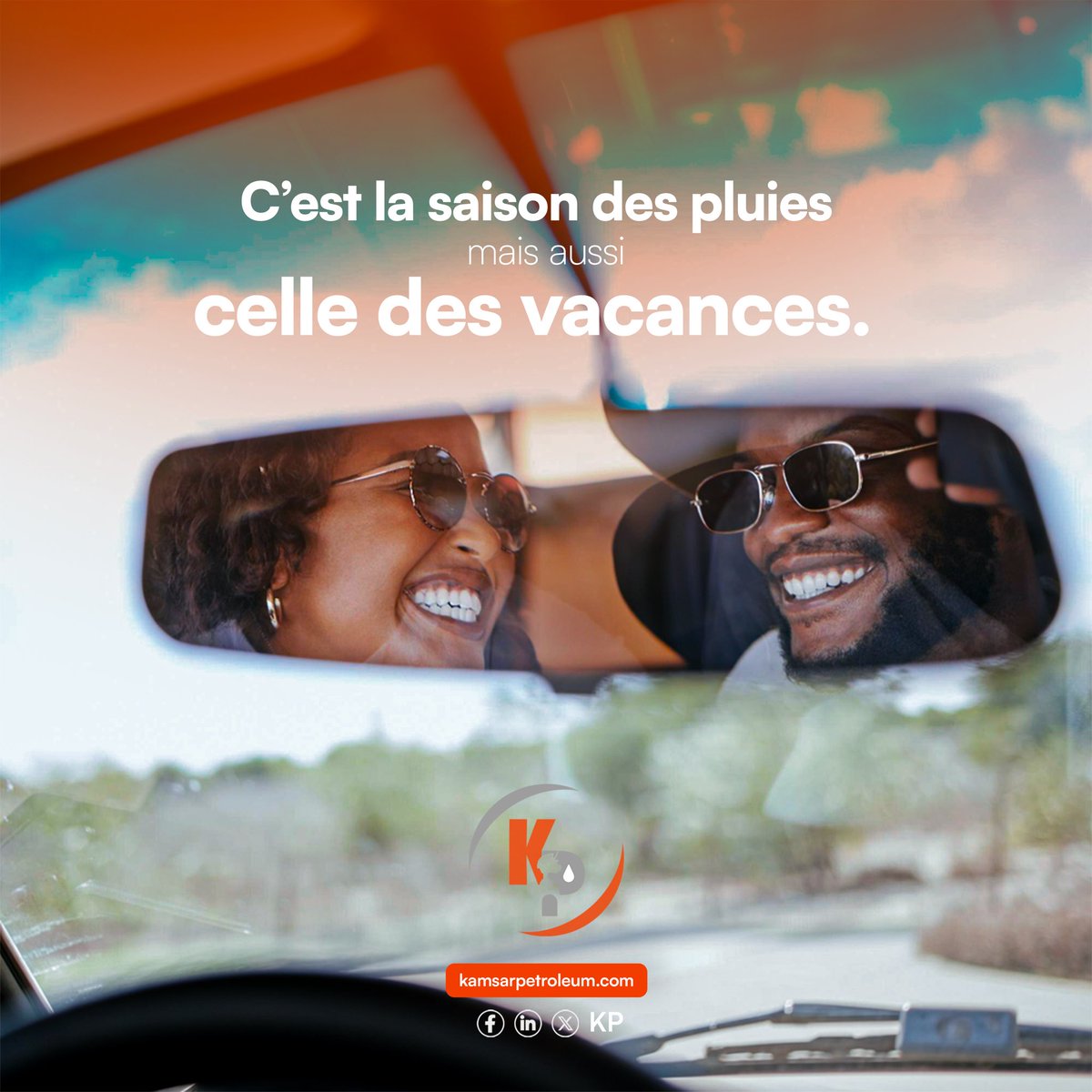 Vacances et saison des pluies
Profitez de vos escapades, mais gardez la prudence :
- Pneus vérifiés
- Vitesse réduite sous la pluie
- Attention maximale
Votre sécurité compte

#KP #Distribution #Carburant #Guinée #SécuritéRoutière #DriveSafe