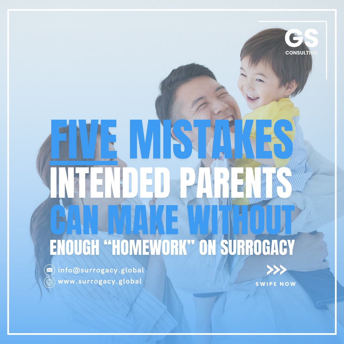 Starting your surrogacy journey? Here are five common oversights intended parents can avoid with the right guidance and preparation.
Contact us to schedule your private consultation:
📷 info@surrogacy.global
📷 surrogacy.global