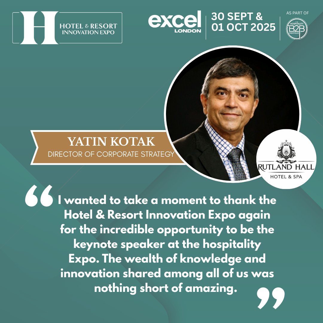 Hotel & Resort Innovation Expo tweet media