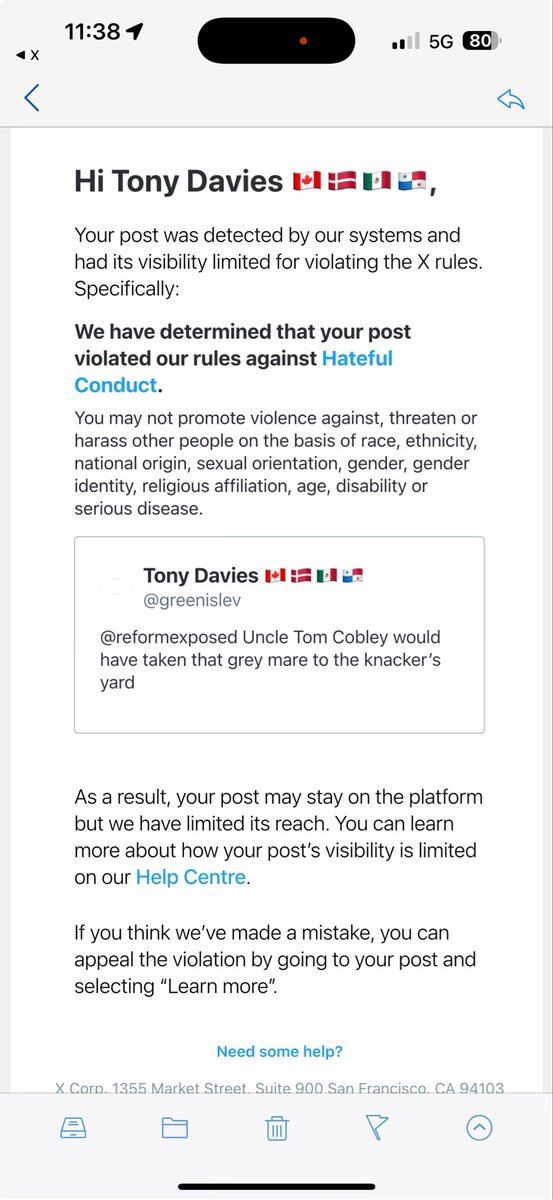 Apparently X hadn’t heard of the song Widdecombe Fair