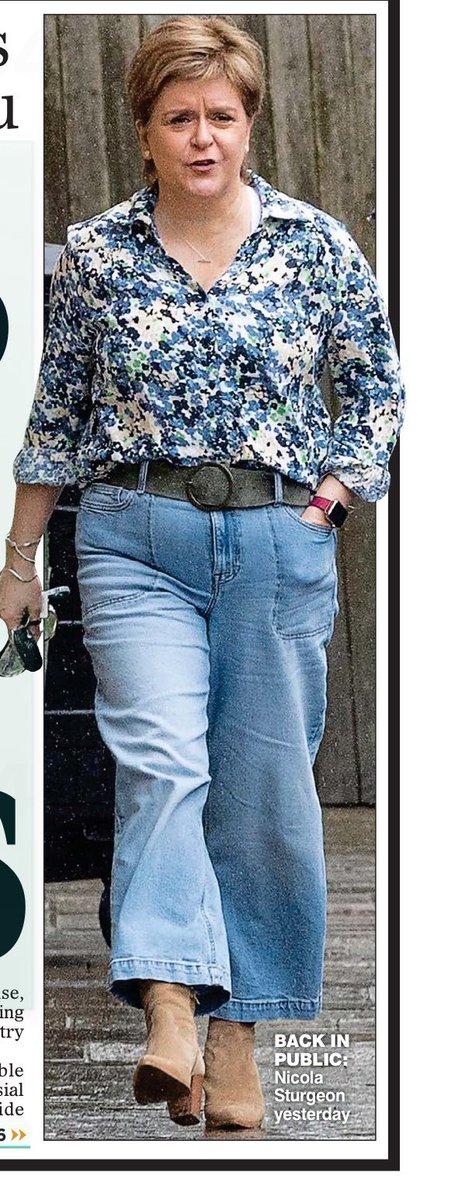 Nicola Sturgeon has shit jeans.