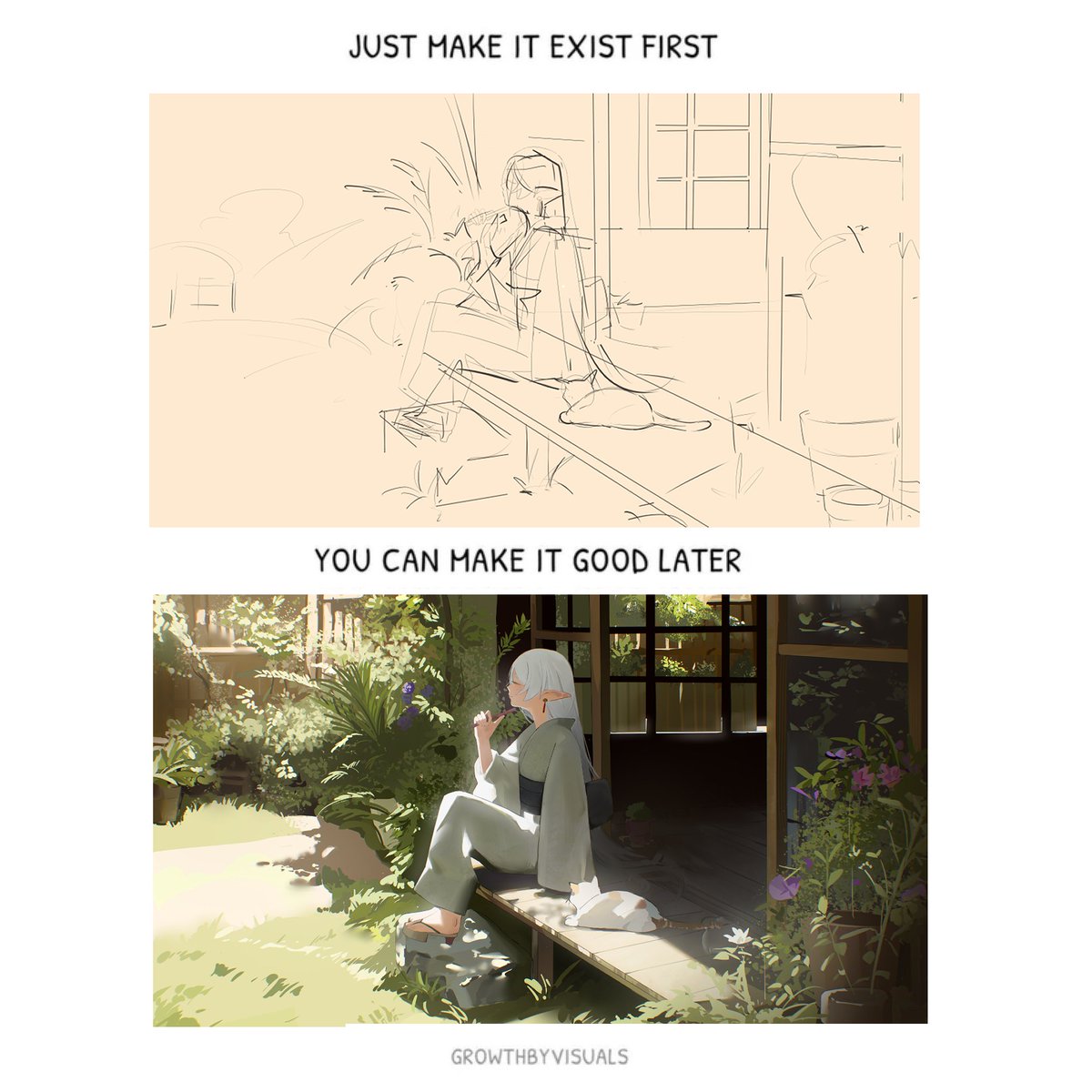 Just make it exist first, you can make it good later 🤍