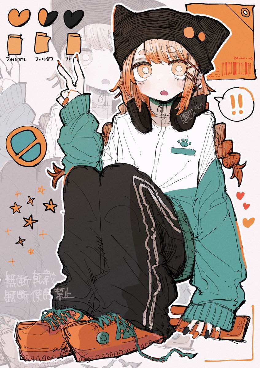 furu_tkc's tweet image. #illustration #イラスト
🧡🧡🧡