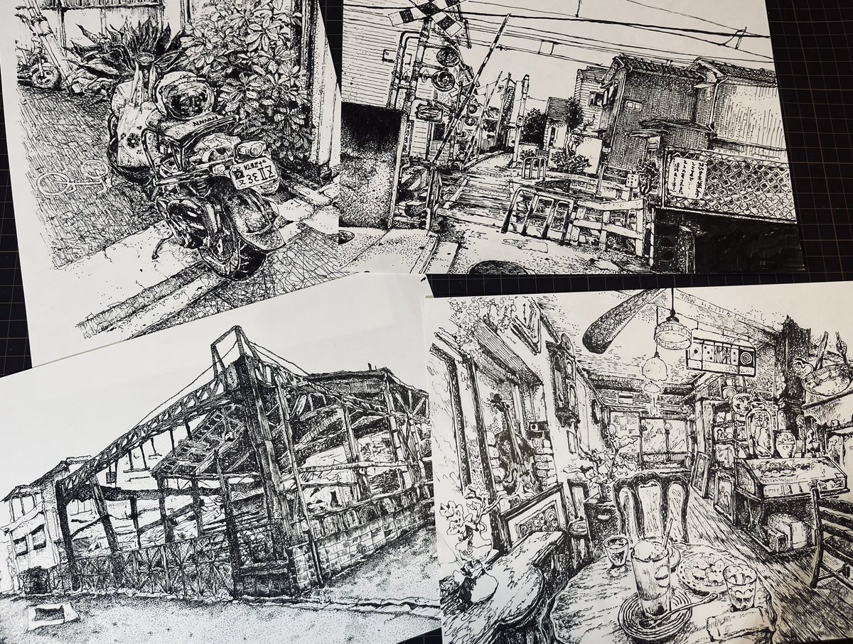 mikotokotokoto_'s tweet photo. 「不細工」ノートのシーンに登場する背景画はボールペンでちまちま描いてます
すごいかっこいいです
#STRANGEPOP
https://t.co/ti5KPYDMQM https://t.co/jo6GcfQSPr