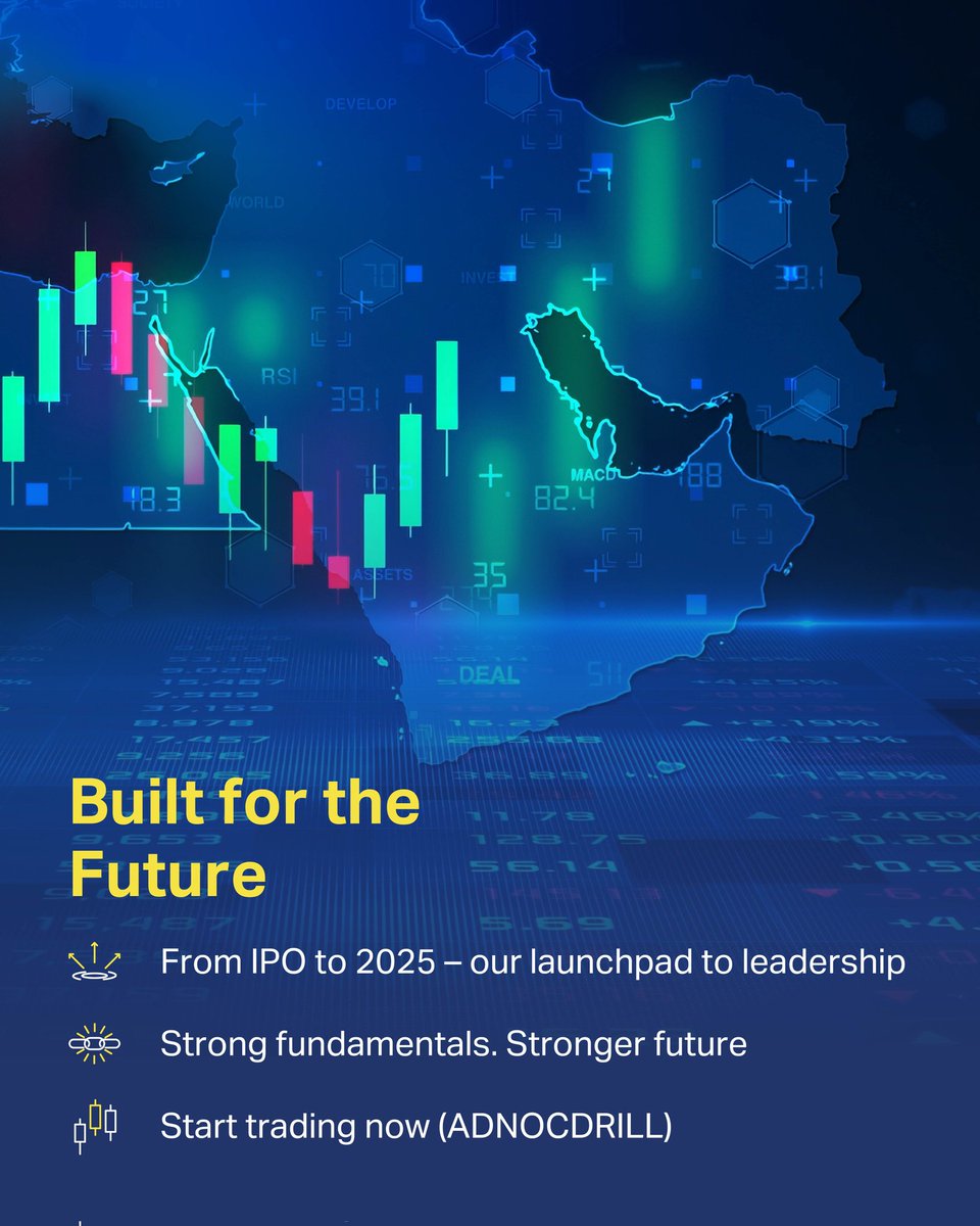 ADX is more than a listing – it’s the launchpad for ADNOC Drilling’s bold ambition. ADX is where ambition meets access; ADNOC Drilling is where value meets vision.