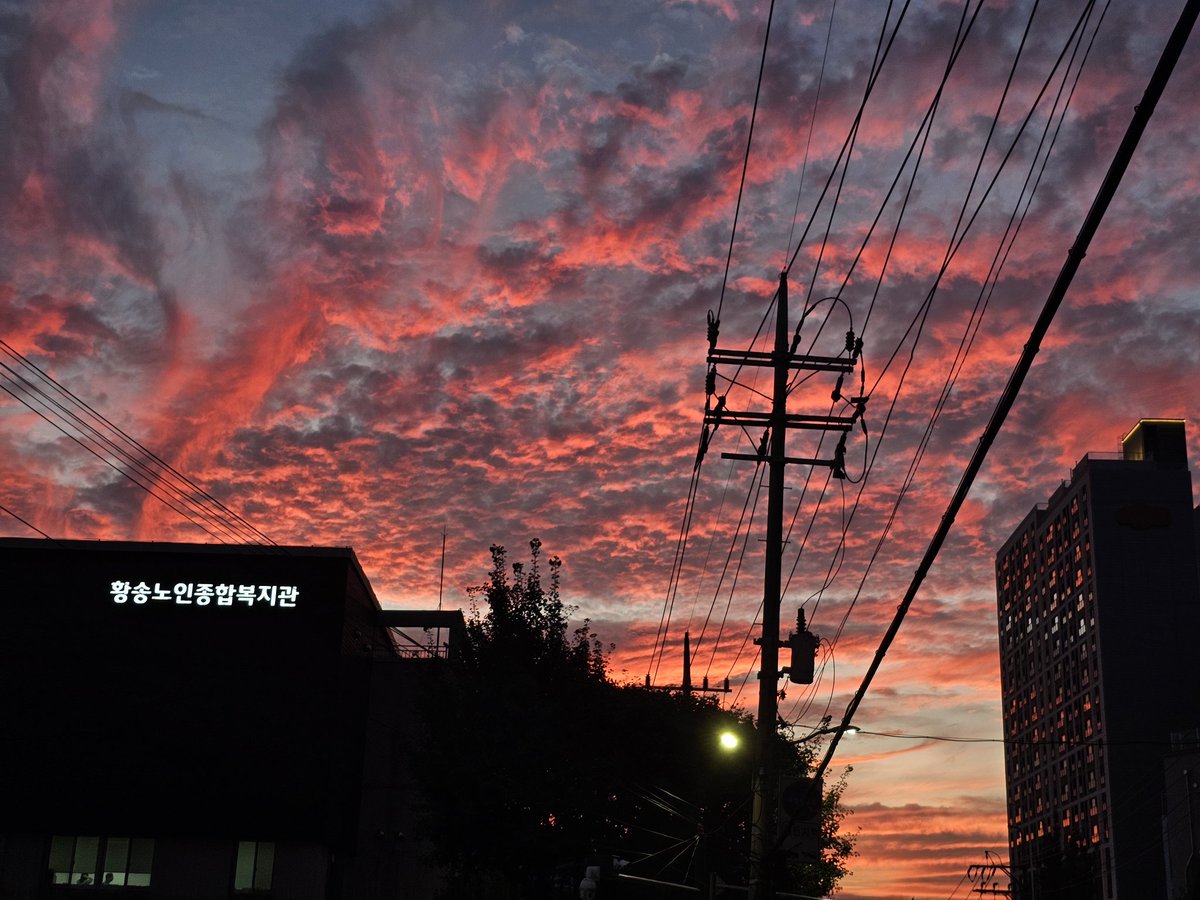 자연은 멋진 그림을 늘 그리는군